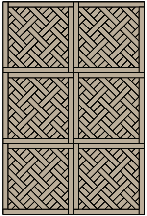 Diagonaal gelegde Avegoor Diagonaal gelegde Avegoor